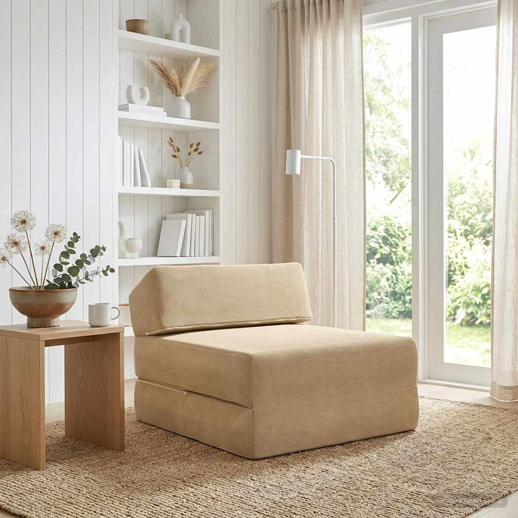 Divano Letto Pieghevole 1 posto 60 x 70 x 41 cm Tessuto vidaXL