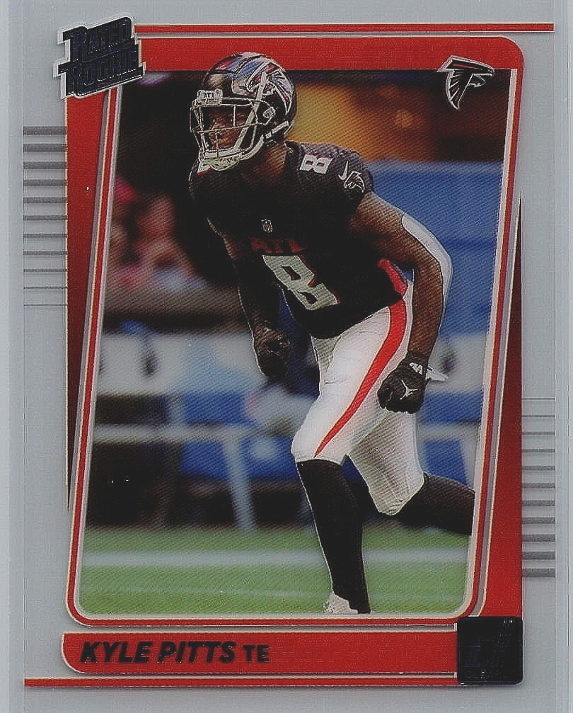 2021 Panini Clearly Donruss - Rated Rookie Kyle Pitts #61 (RC)