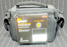 NWT Lowepro Camera Bag Edit 110 Black Padded w/ Shoulder Strap Digital Video Bag