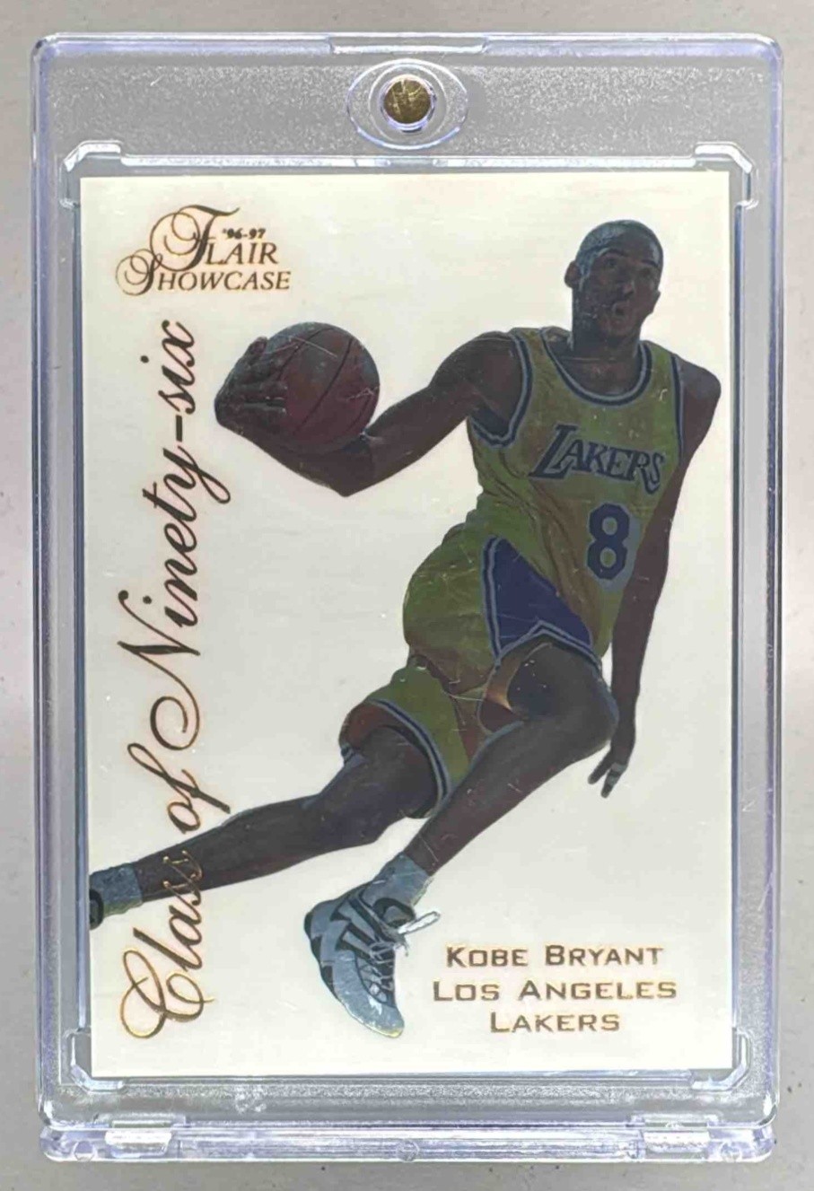 Kobe Bryant 1996 Flair Showcase #4 Class of '96 Price Guide