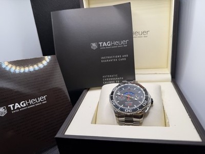 TAG Heuer Aquaracer Calibre 72 Oracle USA CAK211B Auto Chronograph 500M 43mm