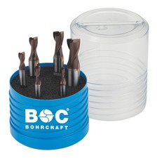 Bohrcraft Langlochfr. Z2 DIN327 HSSCo8 TiALN kurz Satz 6-tlg. 53011330007