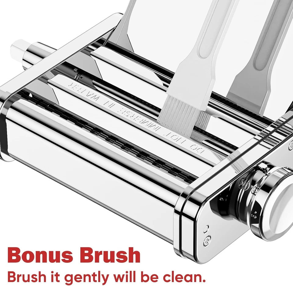 3 in 1 Pasta Attachment for Kitchenaid Stand Mixer, All Metal Pasta Maker Kitche - Image 4 of 4