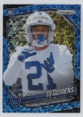 2025 Panini Prizm Rookies No Huddle Blue 41/125 DJ Giddens #383 Rookie RC 1k9t