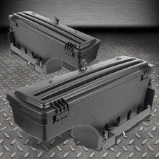 FOR 02-18 DODGE RAM 1500 2500 3500 TRUCK L+R WHEEL WELL STORAGE TOOL BOX W/LOCK