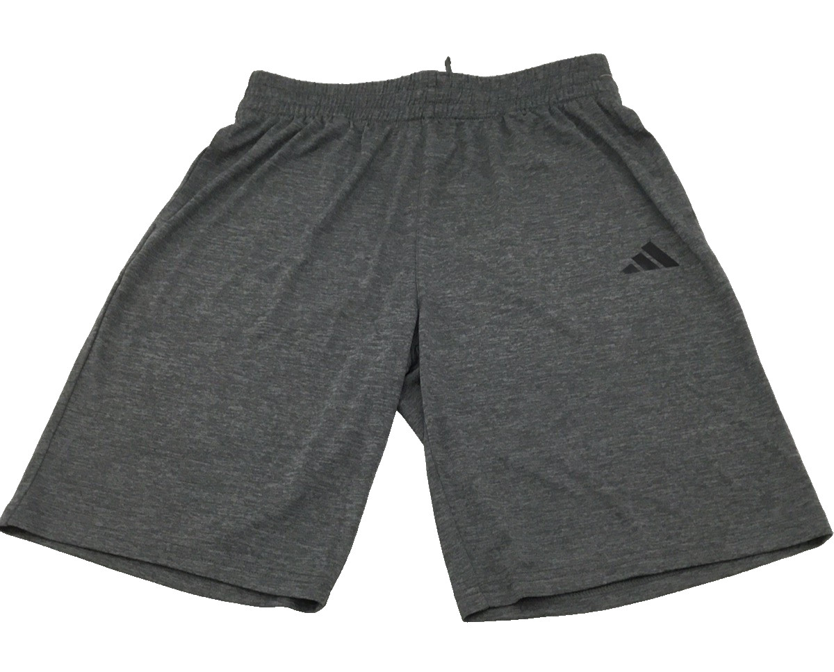 Adidas Mens Moisture Wicking Breathable Active Short Gray Large 3090₽
