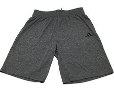 Adidas Men's Moisture Wicking Breathable Active Short, Gray, Large