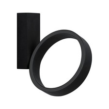 Lampada applique parete LED 3000K 7watt colore nero Rossini ENS001N