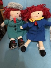 Vintage 1990 Eden Madeline Plush Doll Classic School And Ice Skating