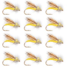 1 DOZ (12) Yellow Sally 12-Pack Size 12 – Trout Fly