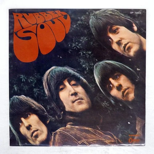 BEATLES RUBBER SOUL ODEON OP7450 Japan RED VINYL FLIPBACK COVER VINYL LP
