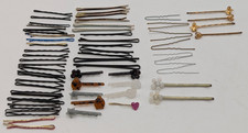 Vintage Lot of Bobby Pins Bobbie Pin Lot of Hair Clips 63 pieces