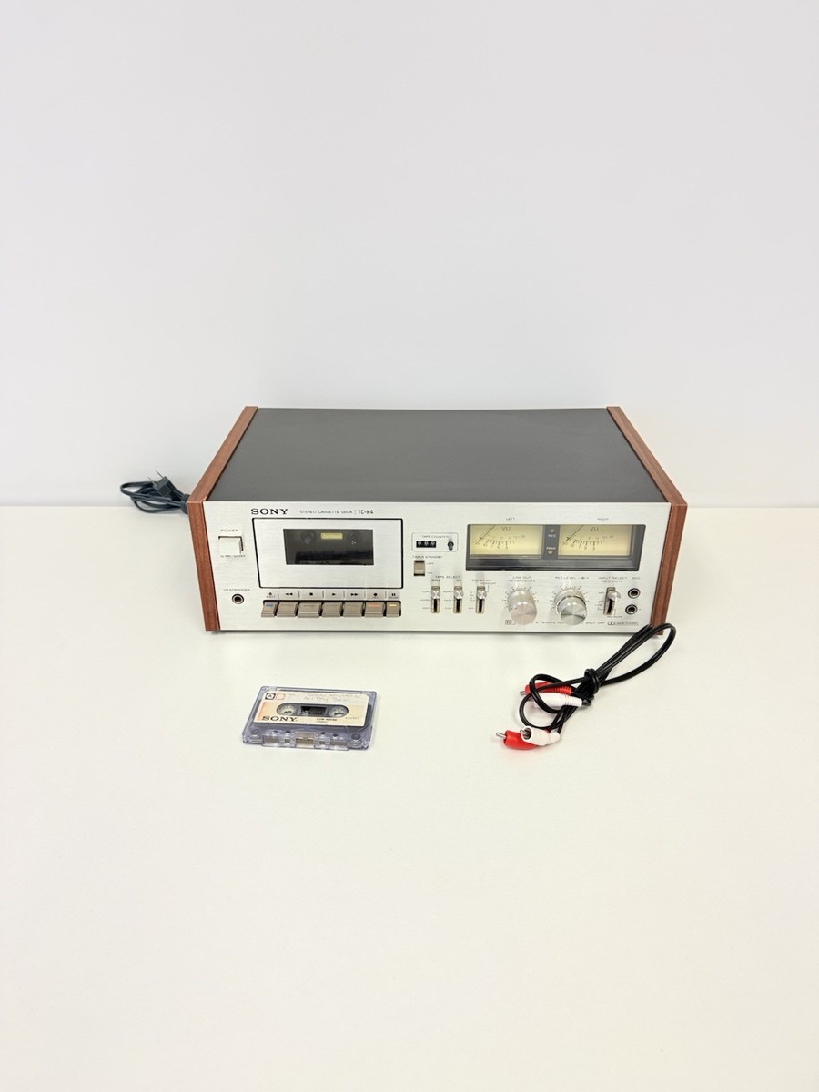 SONY ステレオカセットデッキ TC-K4 Vintage Sony TC-K4 Stereo Cassette Deck Tested | eBay