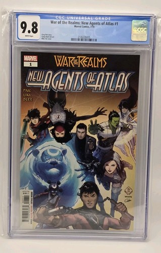 WAR OF THE REALMS: NEW AGENTS OF ATLAS #1 CGC 9.8 1ST LUNA SNOW AERO CRESCENT