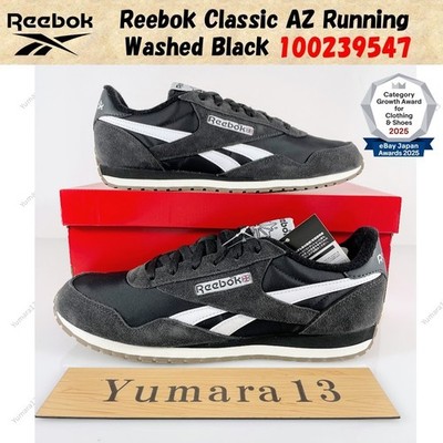 Reebok Classic AZ Running Washed Black 100239547 Men's Size