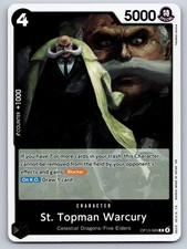 St. Topman Warcury OP13-089 Rare Carrying On His Will One Piece Foil Near Mint