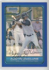 2006 Bowman Draft Chrome Picks Blue Refractor 126/199 Austin McClune #DP37 0c4