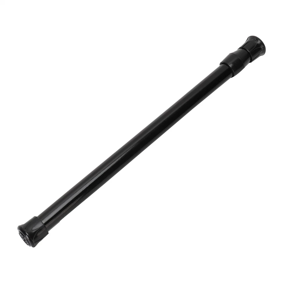 Lot De 3 Tringles à Rideaux Télescopiques Pour Cuisine - Noir - Photo 1/4