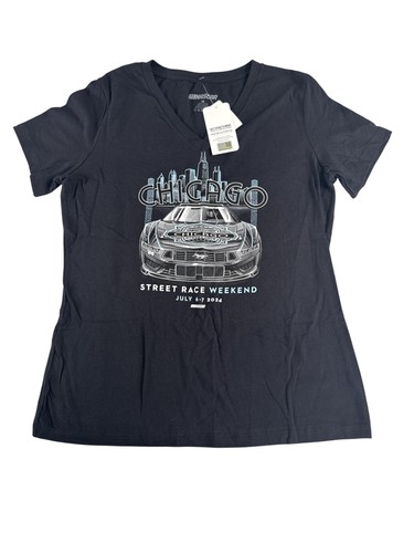 Chicago Street Race Weekend Shirt Womens Medium NASCAR Racing July 2024 Tee
