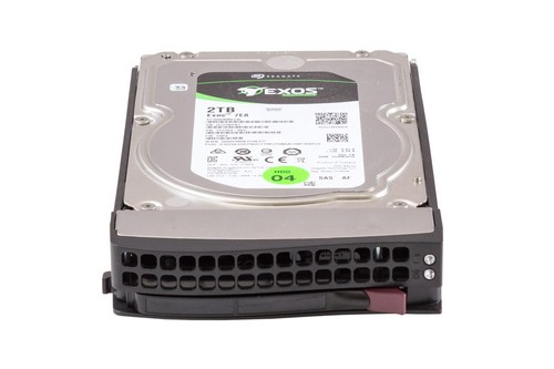 Seagate 2TB 6G SAS HDD 7.2k, 3.5 Zoll LFF Festplatte für Server, inkl. Rahmen - Afbeelding 2 van 4