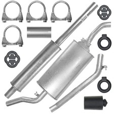 Schalldämpferset Auspuffanlage Auspuff für VW Golf 2 II 1.0 1.3 1.6 1.8 1.6 D