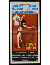 Poster A BRACCIA APERTE Shirley MacLaine Peter Ustinov Crenna B384