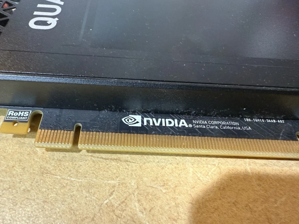 NVIDIA QUADRO P4000 8GB GDDR5 x4 DP Video Graphics Card Tested - Image 3 of 4