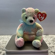 Ty Beanie Baby  Mellow  Pastel Tie Dye - 7.5  - 2000 - With Tags