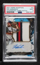 2021 Inception 40/75 Ian Anderson PSA 9 MINT RPA Rookie Jumbo Patch Auto RC 1h2h