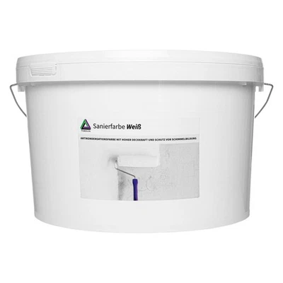 TOBOLIN Sanierfarbe Weiß 10 L - Antikondensationsfarbe zur Schimmelsanierung - Bild 1 von 4