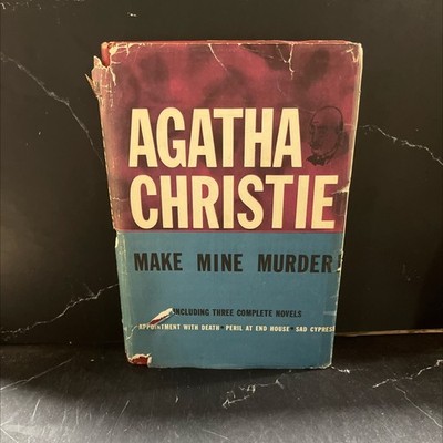 make mine murder! book, by agatha christie, 1962 Hardcover