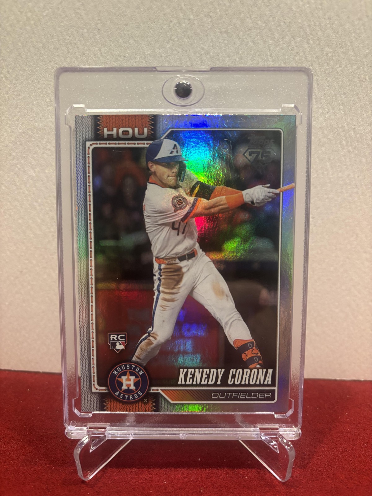 2026 Topps #145 Kenedy Corona Topps Foil Pattern