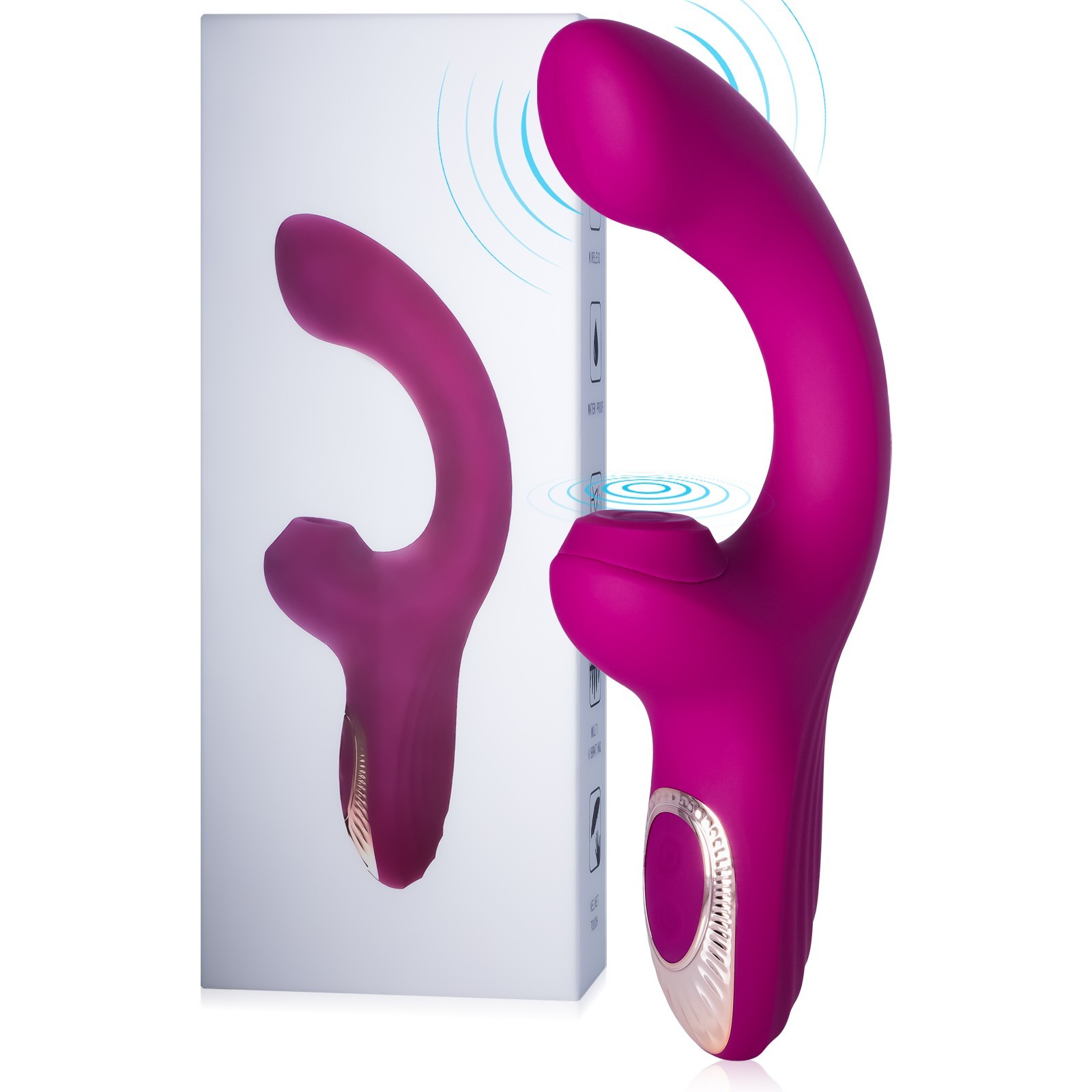 Vibrator mit pulsierendem Massagestab – Zielgenaue Lustpunkt-Stimulation Vibrator mit pulsierendem Massagestab – Zielgenaue Lustpunkt-Stimulation