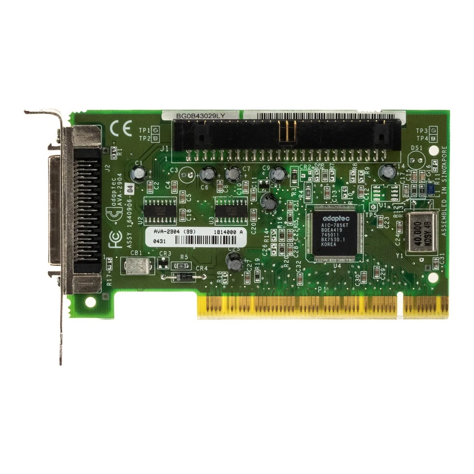 Adaptec AVA-2904 1640906-04 Fast SCSI-2 Controller PCI Card - Image 2 of 2
