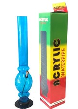 Acrylic Bong Water Pipe Large 45cm 18 Inch Durable Easy Clean Boxed Assorted