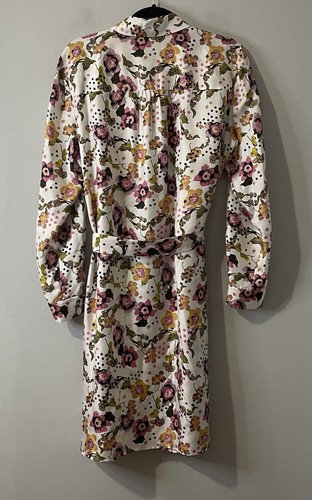 DIANE VON FURSTENBERG Prita Printed Silk-twill Mini Shirt Dress Size 12 DVF - Picture 9 of 14