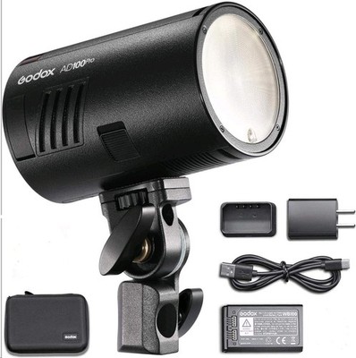 GODOX AD100Pro Pocket Studio Flash Light Photography Light OLED