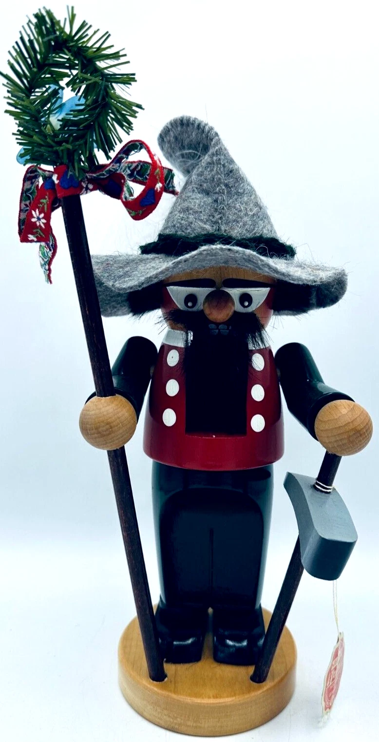 Vtg 1997 Steinbach Nutcracker Chubby Tyroler 12" Mountain Climber Wooden S723