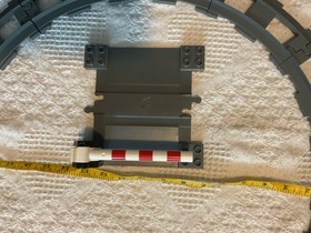 15 Piece Lego Duplo Thomas The Train 12 Curved Track Car Crossing Base & Gate