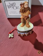 COWARDLY LION - PHB MIDWEST CANNON FALLS TRINKET BOX - WIZARD OF OZ SERIES - BOX