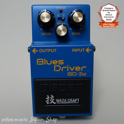 BOSS BD-2W Blues Driver Waza Craft Special Edition Guitar Effects Pedal BD2W