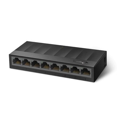 Ethernet Switch 8 Port Gigabit Desktop Unmanaged TP Link LS1008G Plastic