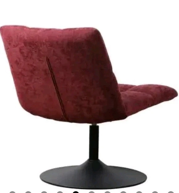 Mantis Accent Swivel Chair New Berry Chenille  - Image 3 of 4