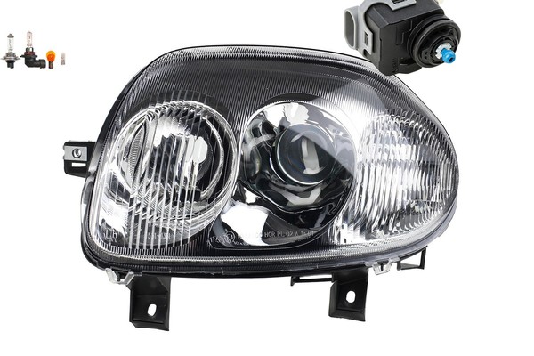 Scheinwerfer Passend FüR Renault Clio BB BC CB 98- 01 Links Leucht. + Stellmotor-image
