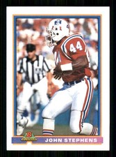 1991 Bowman #332 John Stephens New England Patriots 59208