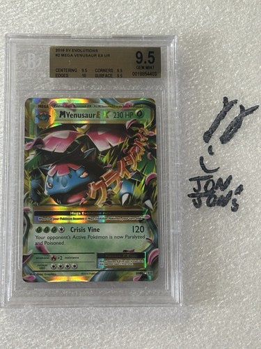 M Venusaur-EX graded BGS 9.5 for sale on eBay