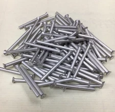 3/32 X 1-1/8 Long Countersunk Solid Aluminum Rivet 1.125" Blacksmith Antique 100