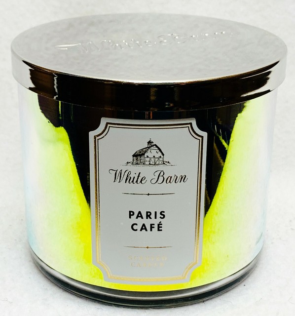 1 Bath & Body Works PARIS CAFE Large 3Wick Scented Candle 14.5 oz eBay