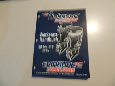 Werkstatthandbuch Johnson Evinrude Außenborder 1995 1996 88 90 100 112 115 PS