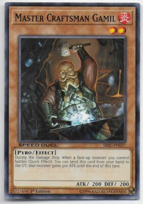 Yu-Gi-Oh! Scars Of Battle MASTER CRAFTSMAN GAMIL SBSC-EN037